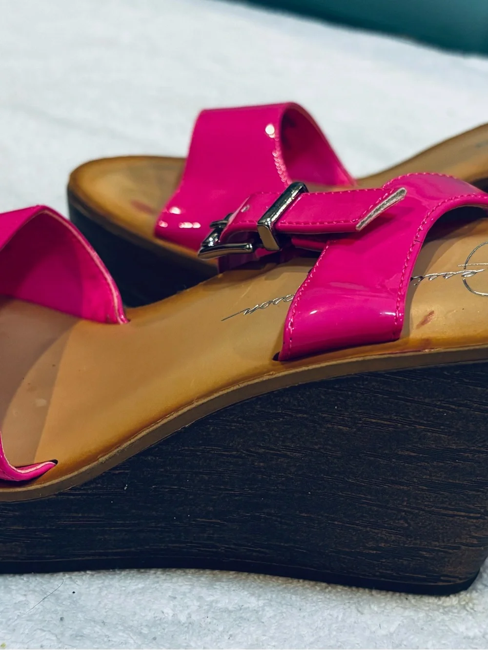 Almost Brand New Wedges By Jessica Simpson - SZ 6M - Wedge Height 3.5” -  box 13